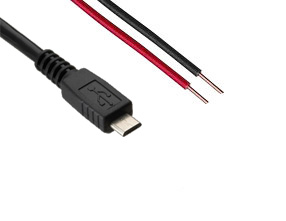 Câble d'alimentation batterie micro USB