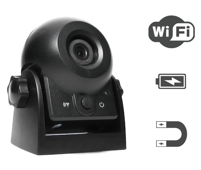 Caméra de recul sans fil Wifi Aguri RC80: Wifi aimantée