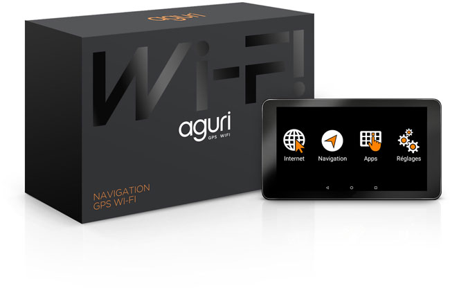 Coffret et contenu du GPS AC7400